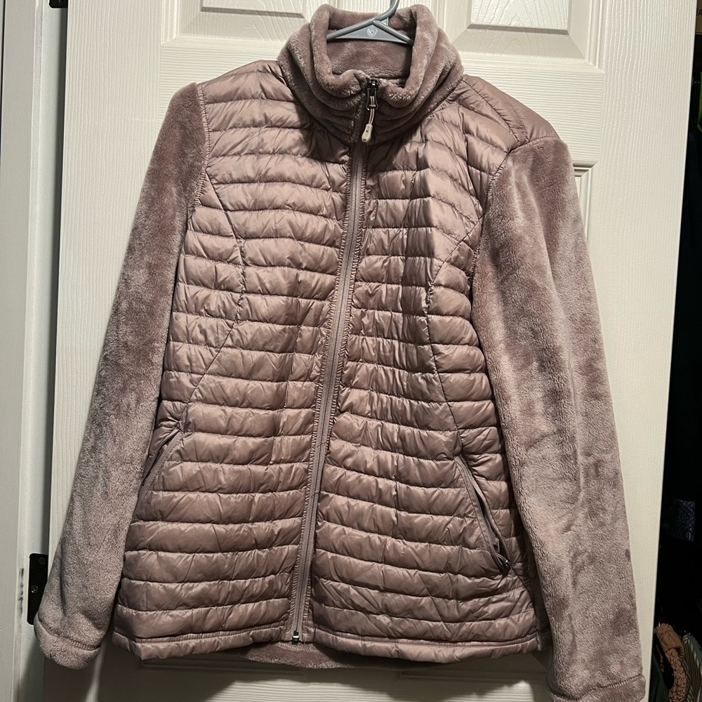 Women's Mauve Quilted Ski Jacket